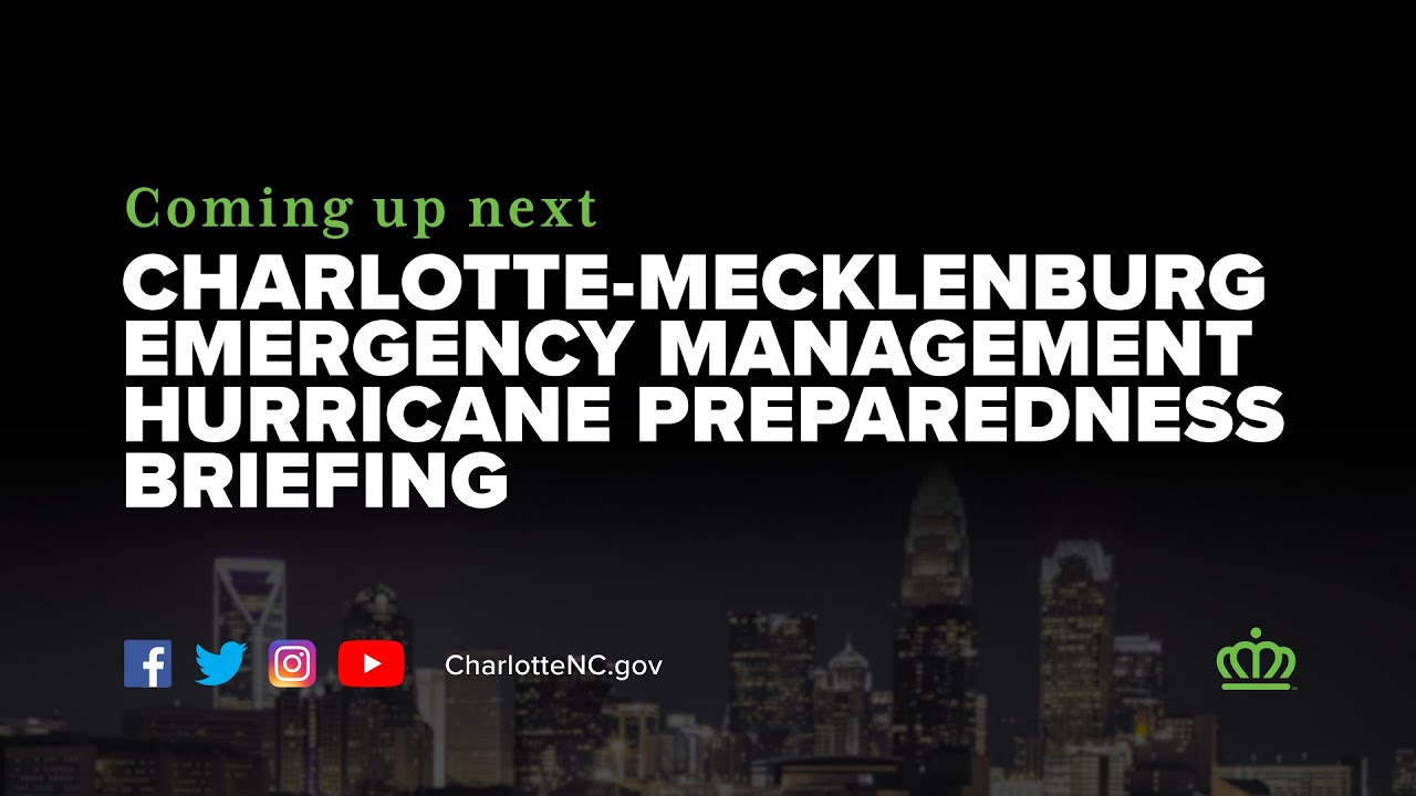 City of Charlotte Hurricane Ian Press Briefing - September 29, 2022