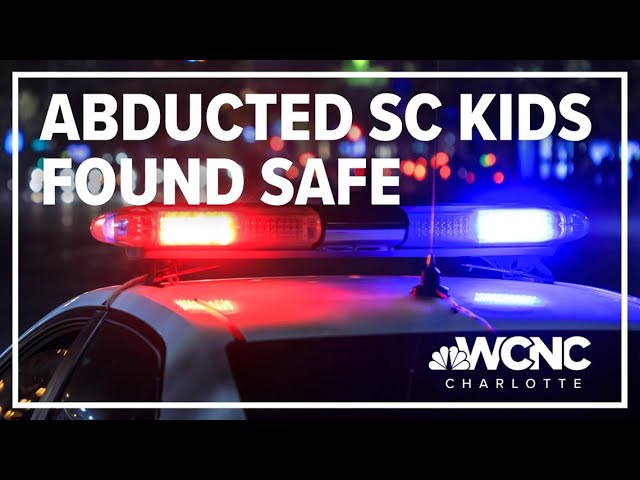 Abducted SC kids found safe, suspect facing charges