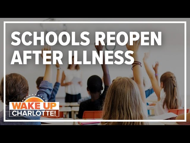 Four schools reopen after closure from illness in Anson County