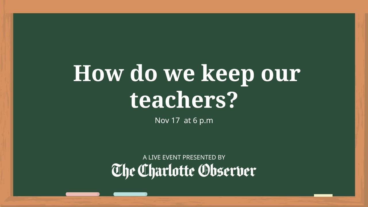 How do we keep our teachers? An online community conversation