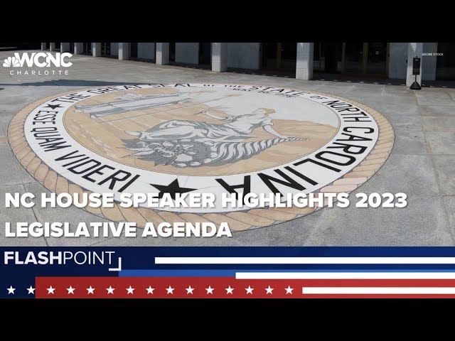 NC House Speaker highlights 2023 legislative agenda | Flashpoint