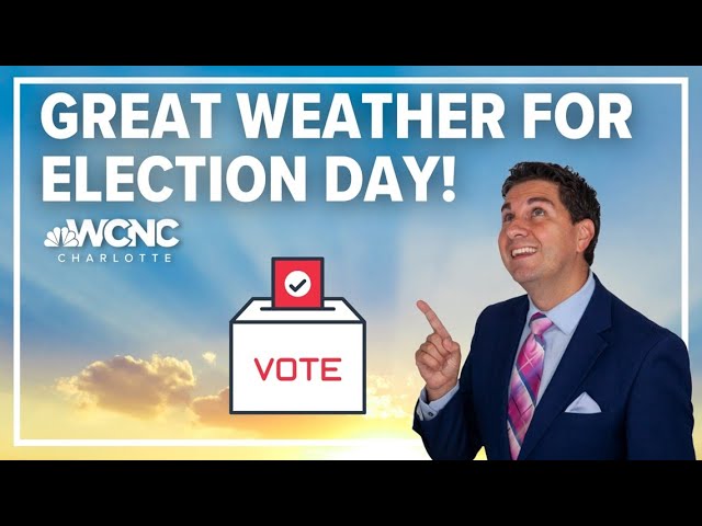 Sunny and comfortable for election day