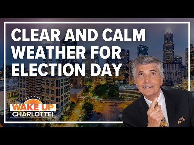 Tuesday weather: Clear and calm for Election Day