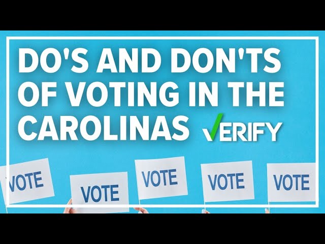 Verify: Voting do's and don'ts