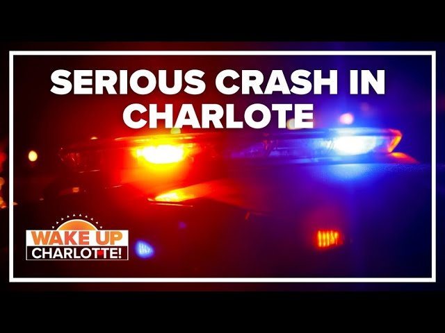 1 person seriously injured following crash on I-77 NB ramp at I-85
