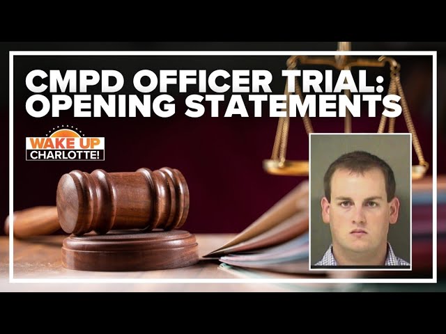 Day 2 for the trial of CMPD officer