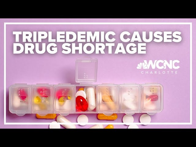 Drug shortages among Tripledemic