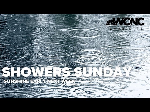 Forecast: Showers Sunday, sunshine early next week