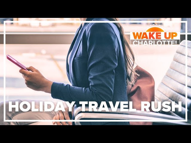 Holiday travel rush in full swing