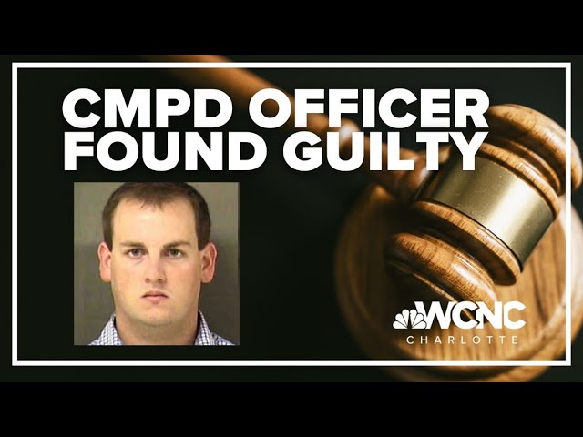 CMPD officer found guilty of death by motor vehicle in deadly 2017 crash
