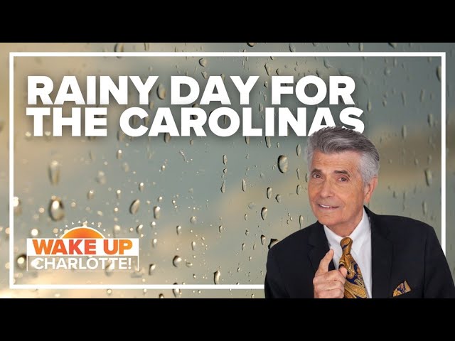 Rain covering the Carolinas today