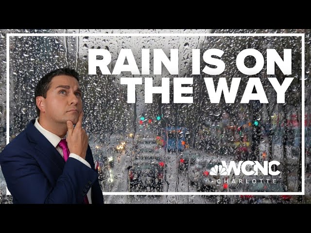 Rain on the way to the Carolinas