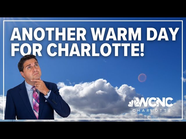 Another warm day for the Carolinas