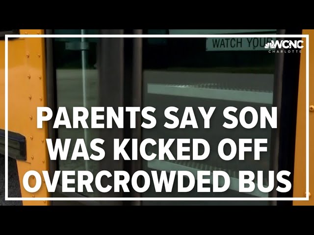 Child removed from CMS school bus, left at stop due to capacity
