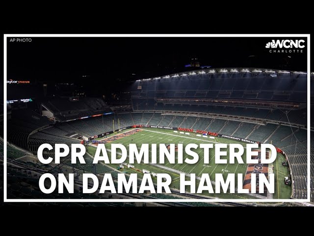 CPR administered on Bills safety Damar Hamlin