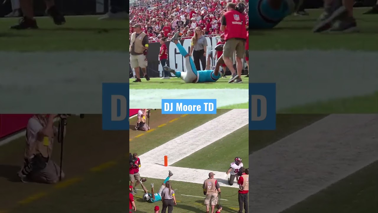Darnold threaded it to DJ #nfl #panthers