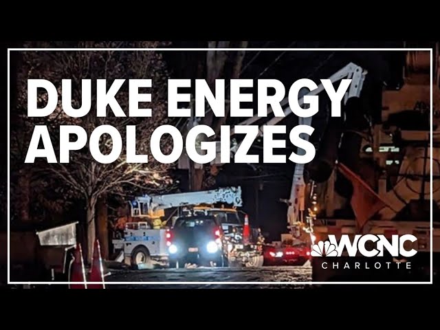 Duke Energy apologizes for Christmas weekend blackouts across North Carolina