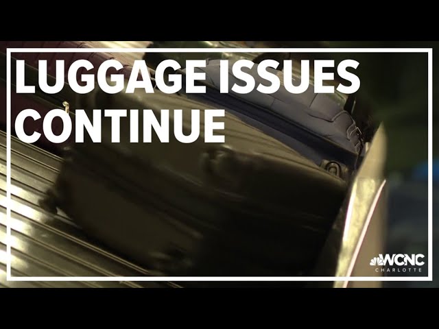 Charlotte airport flyers finally starting to reunite with bags from holiday travel