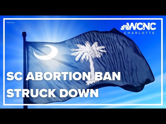 South Carolina's high court deems state abortion ban unconstitutional