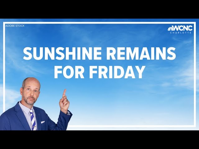 Sunny and cooler to wrap up the first week of 2023