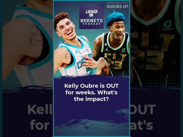 Kelly Oubre is OUT for weeks, what's the impact on the Charlotte Hornets? #shorts