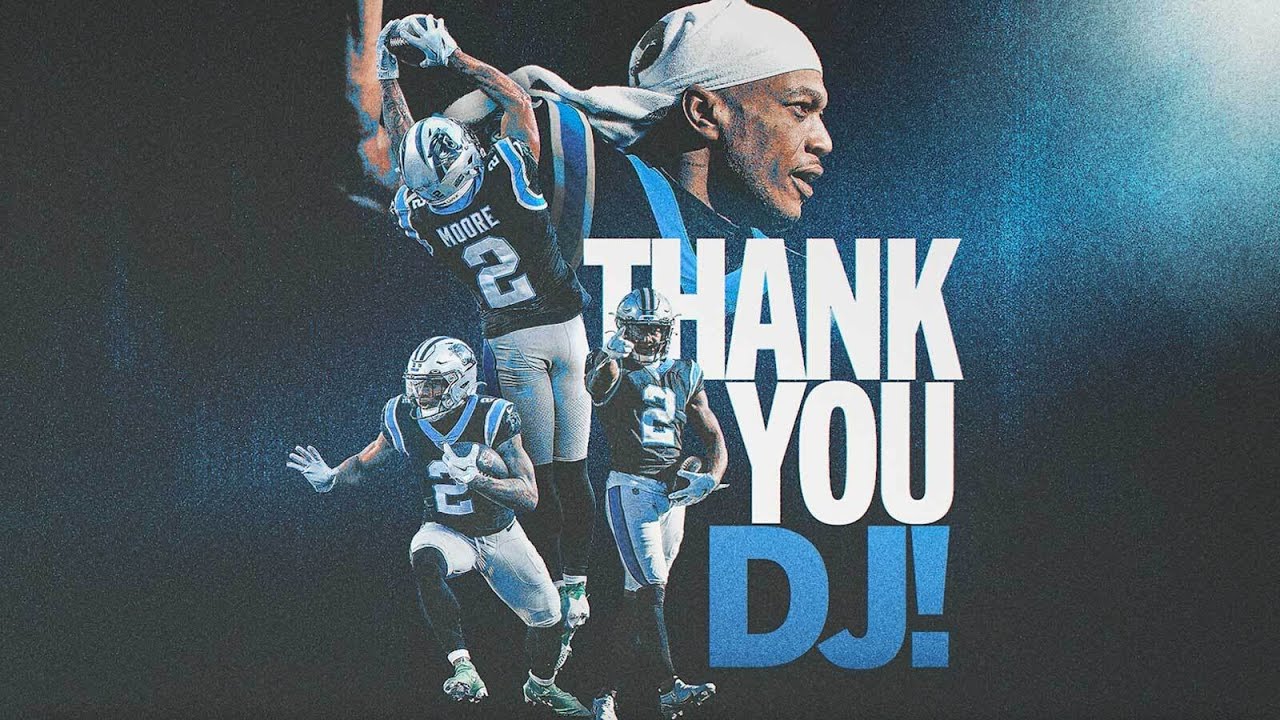 The Panthers wish DJ Moore the best after five memorable seasons in Carolina.