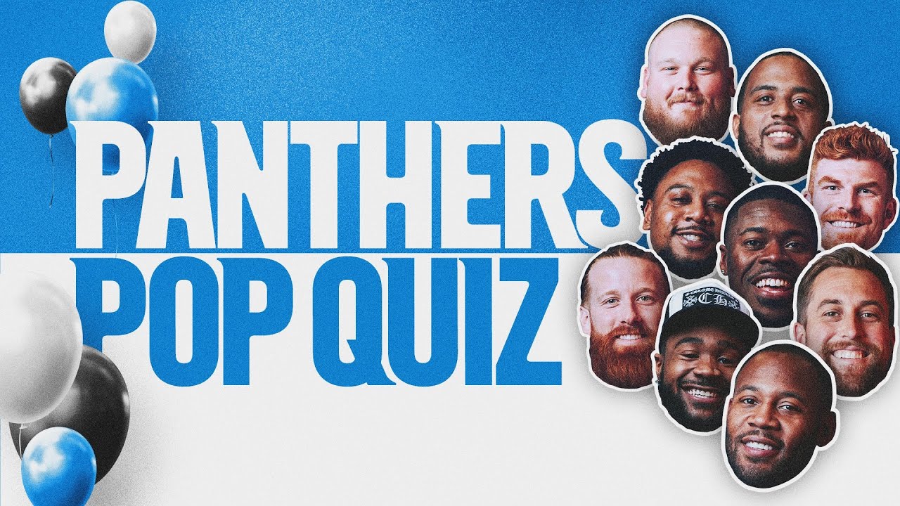 Panthers Pop Quiz with New Free Agents