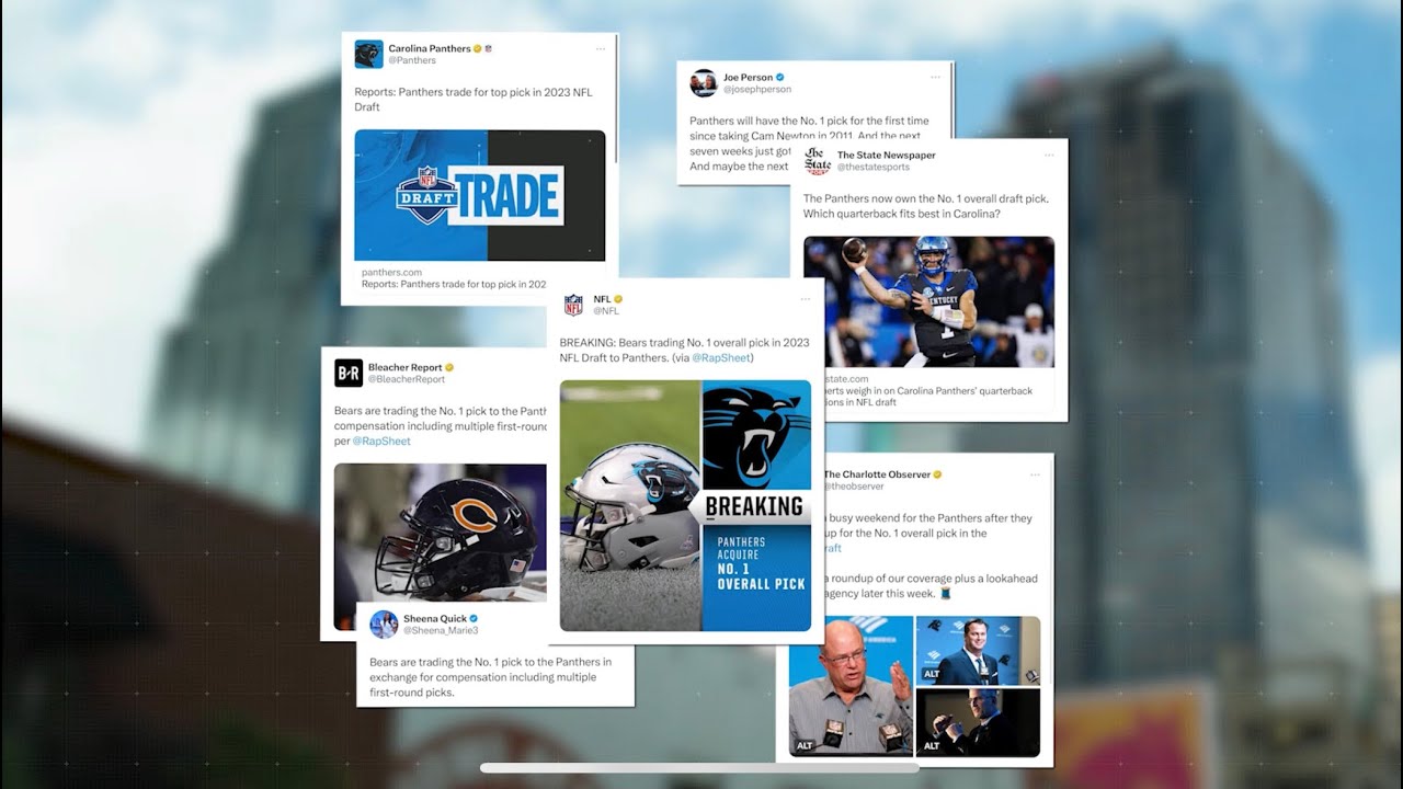 The Panthers are picking FIRST in the 2023 NFL Draft