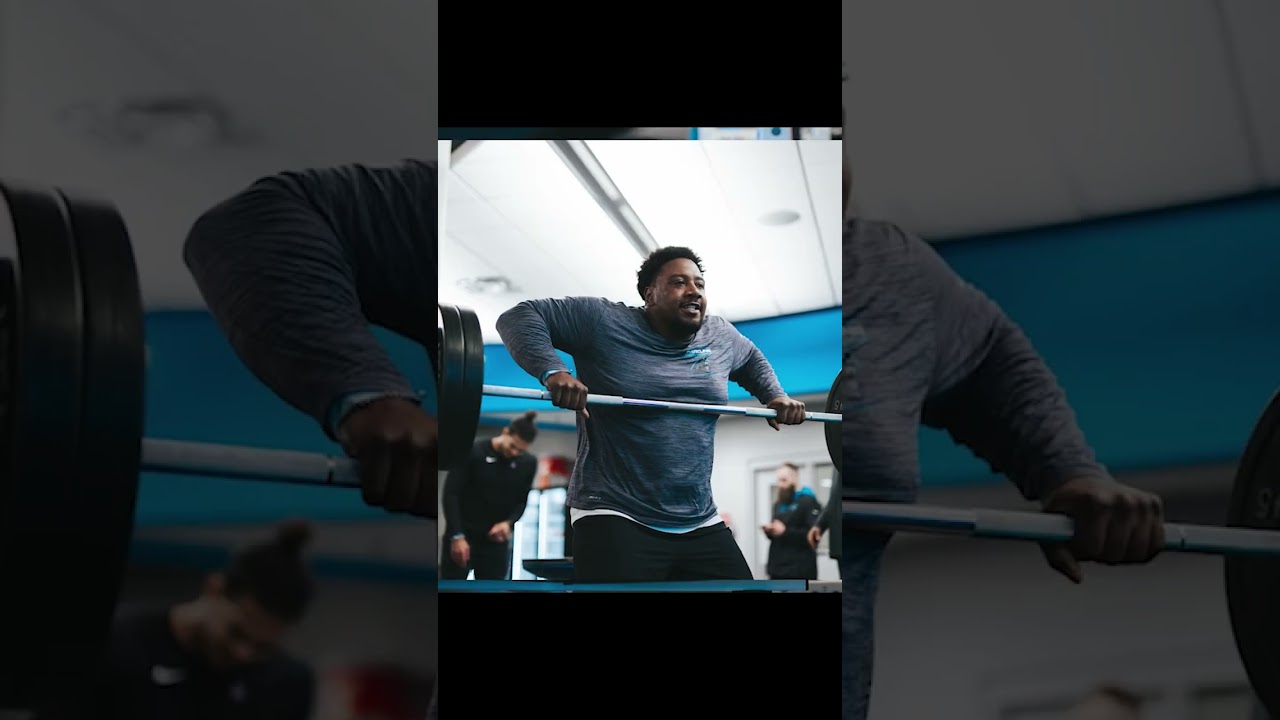 Back in the Gym for Start of OTA's #panthers #nfl