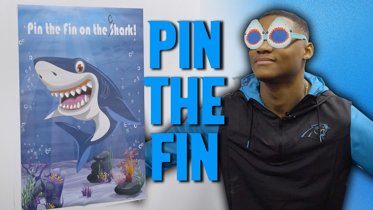 DJ Chark Plays 'Pin the Fin' on the Shark