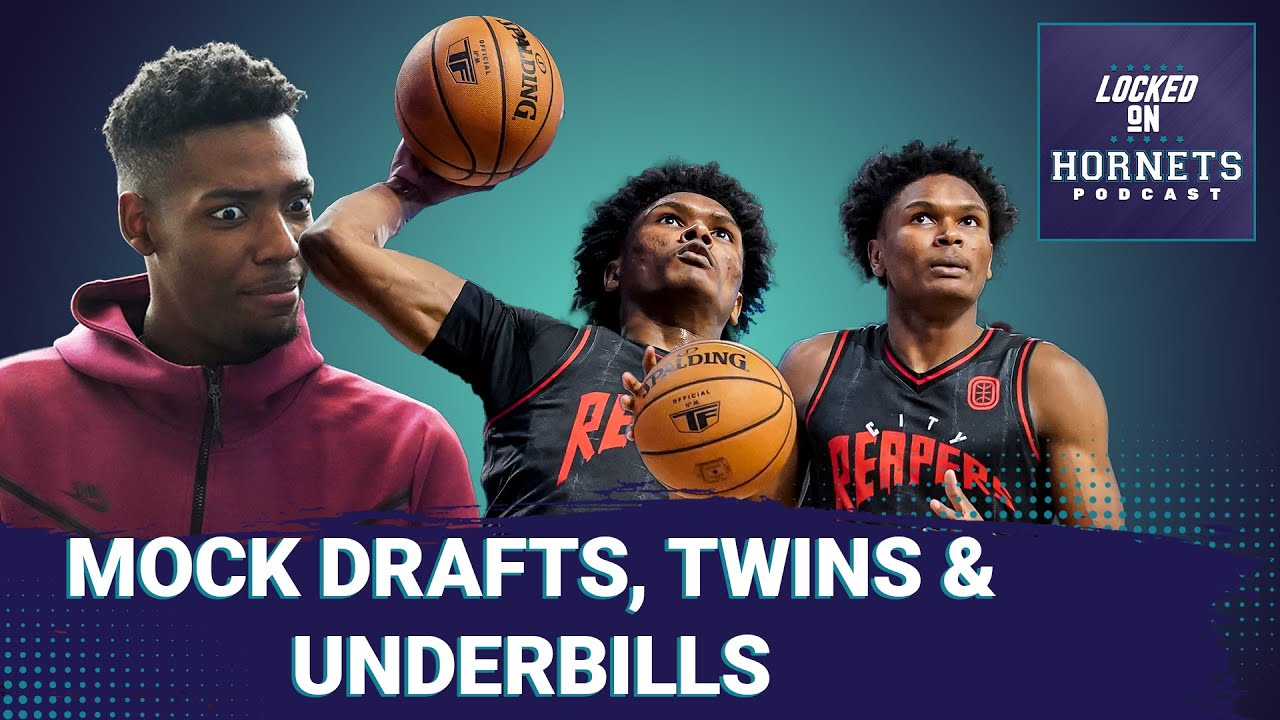 Mock Draft Mayhem & Thompson Twin workouts. Could Charlotte trade back for Amen and Ausar Thompson?