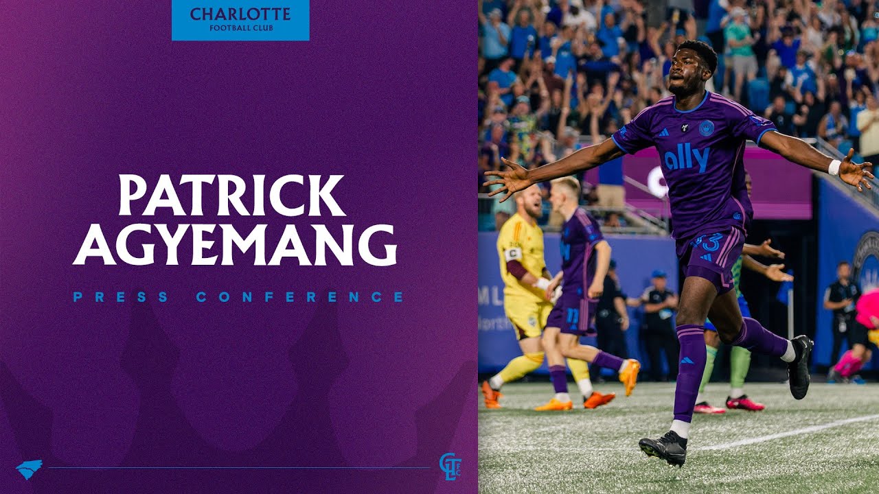 Patrick Agyemang Press Conference | Seattle Sounders FC vs Charlotte FC