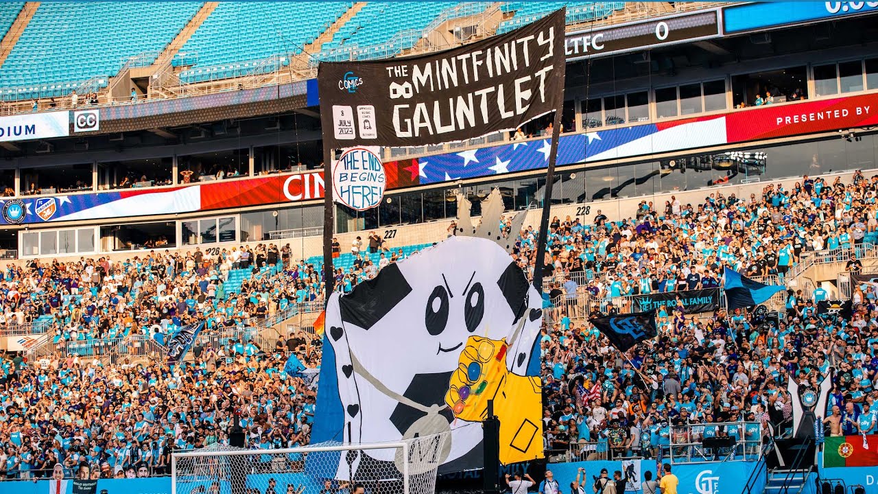 Behind the Minty Gauntlet Tifo | CLT v CIN