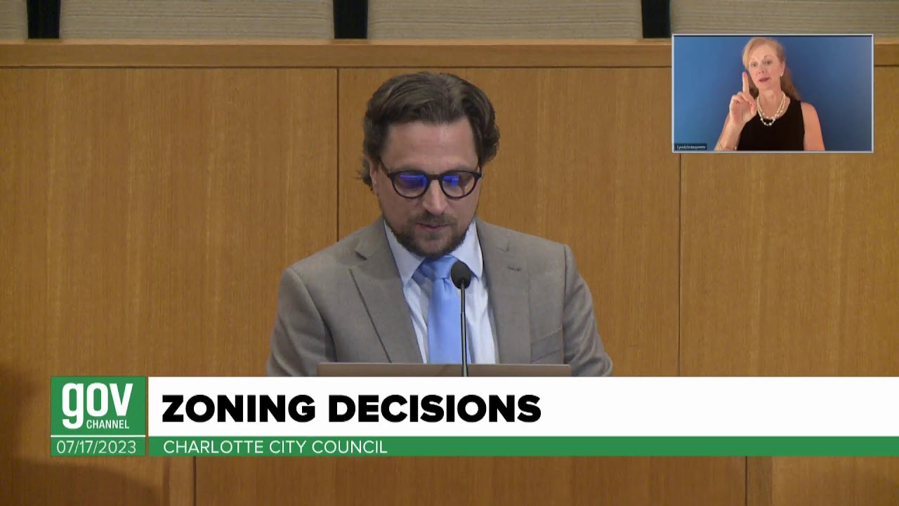 City of Charlotte Zoning Meeting - July 17, 2023