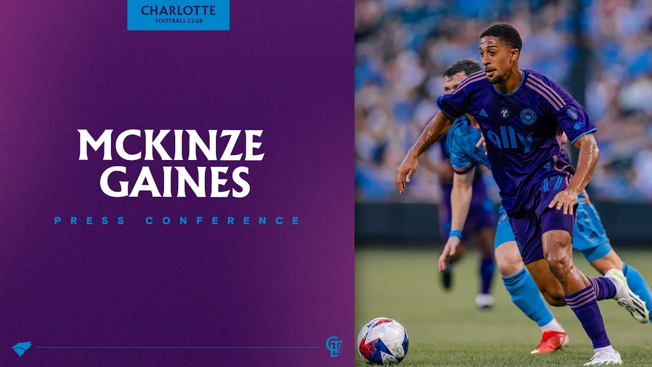 McKinze Gaines Press Conference | New York City FC vs Charlotte FC