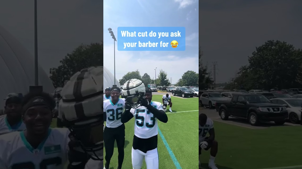 Why'd he do him like that 😅 #nfl #panthers #shorts