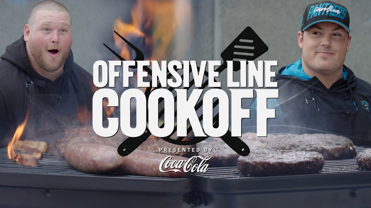 Big Man COOK OFF! Panthers O-line Compete in Grilling Competition