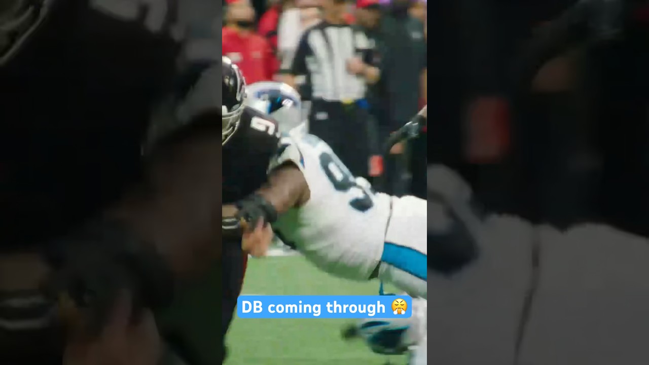 DB on the sack🤯 #carolinapanthers #nfl #DerrickBrown