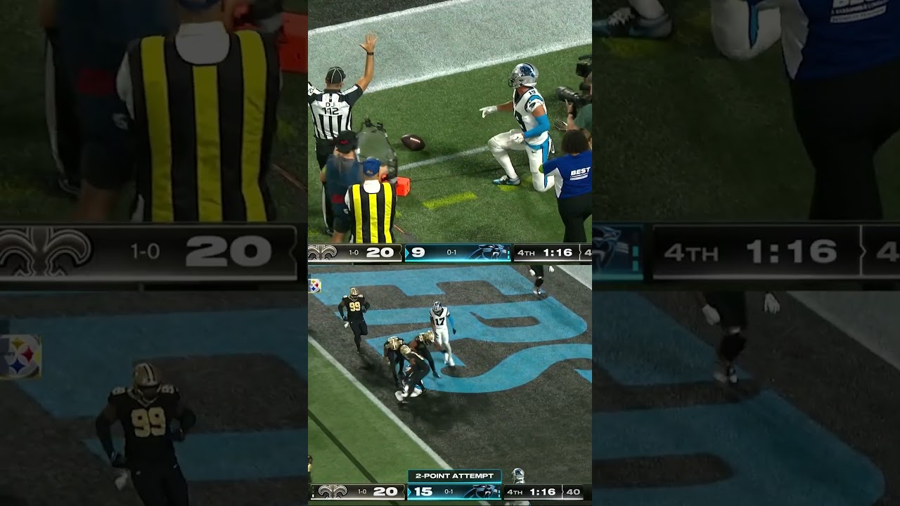 Gave it his all 🙌  #panthers #nfl #mondaynightfootball