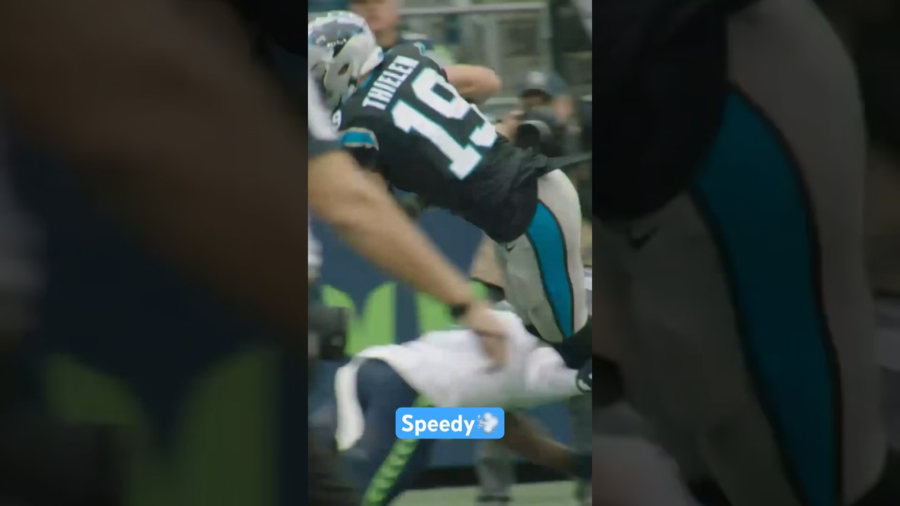 Adam Thielen on wheels 💨 #panthers #AdamThielen #nfl 📺: CBS