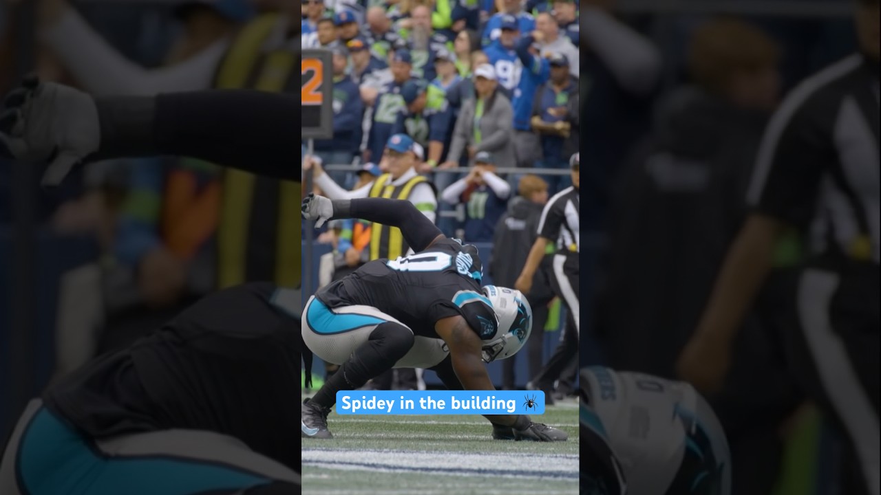 Sack anyone 🕷️ #BrianBurns #nfl #football