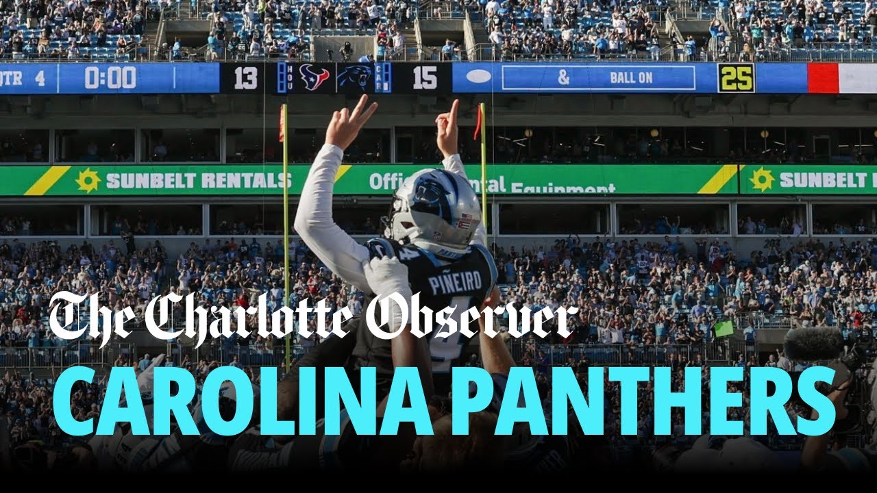 Carolina Panthers Kicker Eddy Piñeiro Discusses Nailing the Game-Winning Kick vs. the Houston Texans