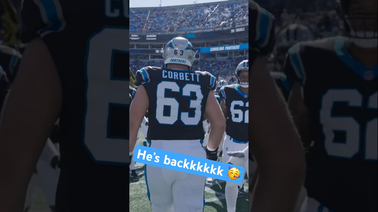 Austin Corbett’s come back ???? #panthers #nfl #AustinCorbett