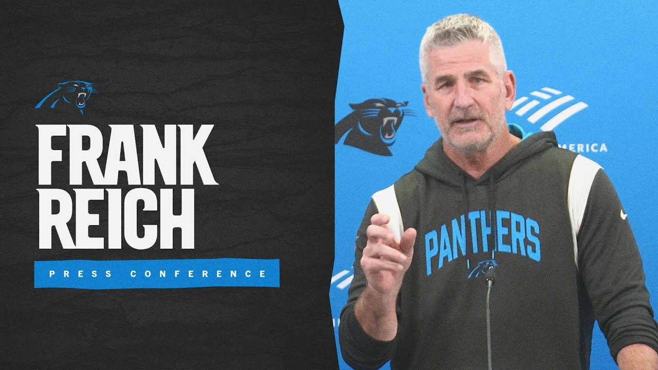 Frank Reich addresses the media on Monday