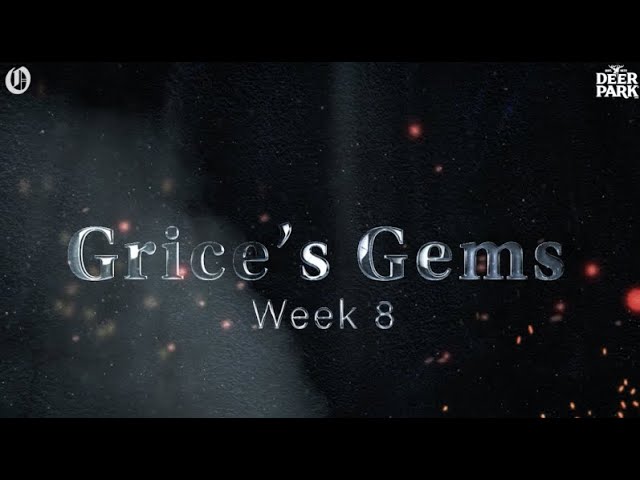 Grice's Gems: NC top performers from Week 8