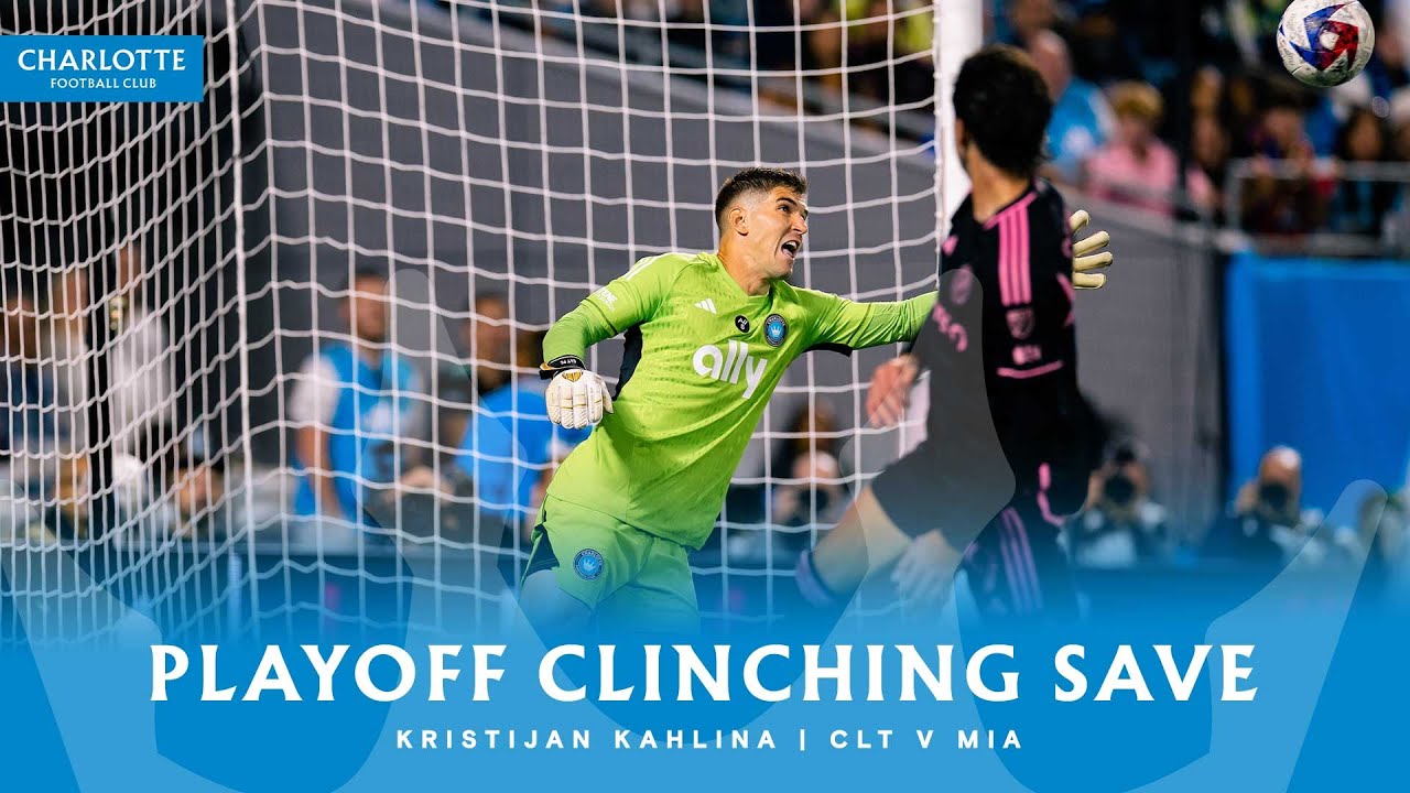 Playoff Clinching Save by Kristijan Kahlina | CLT vs MIA