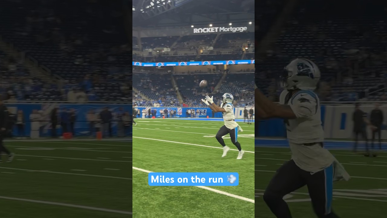 Pre-game activities #nfl #MilesSanders #Panthers