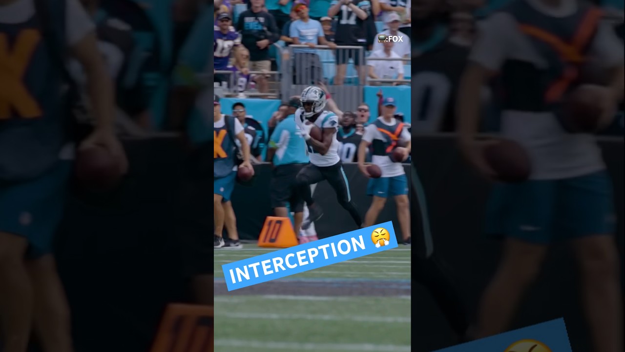 Sam Franklin with the pick 💪 #panthers #internception #nfl