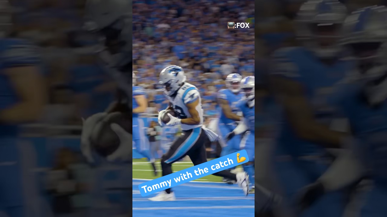 Touchdown Tommy???? #nfl #panthers #touchdown