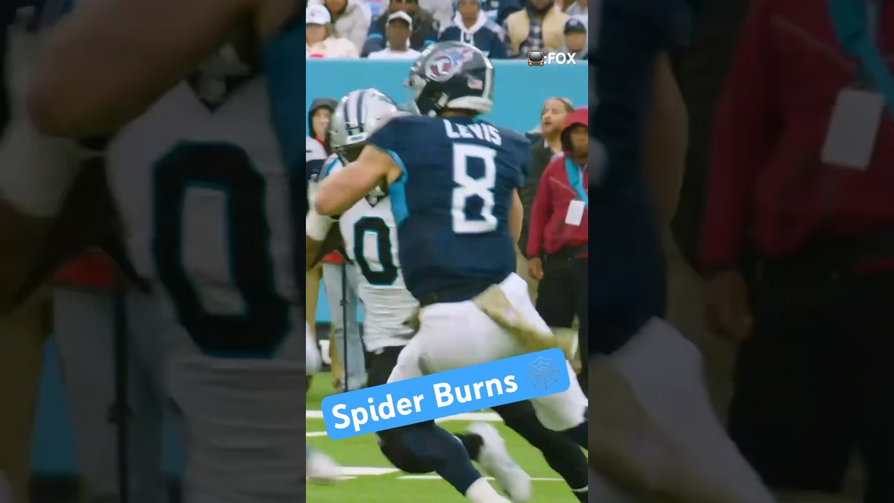Caught in the web ????️ #nfl #panthers #BrianBurns